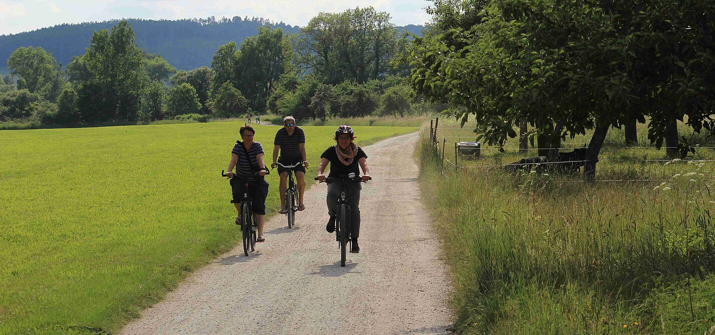 Radweg im Werratal
